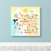 Socal Sunshine Canvas Afdruk (Insitu (Houten vloer))