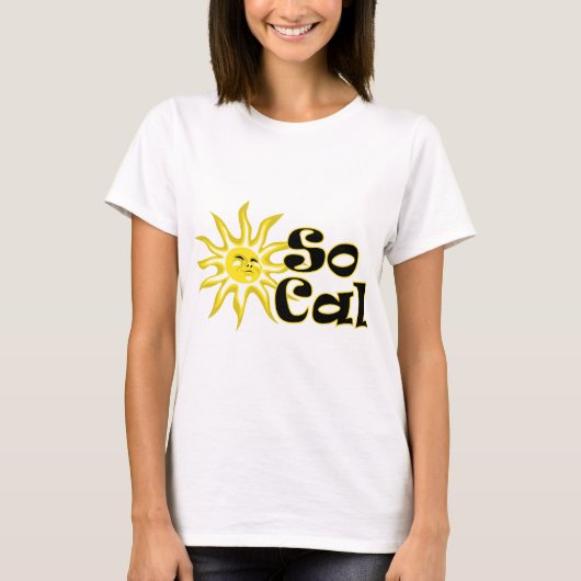 SoCal Sunshine Dames Petite T-shirt (Voorkant)