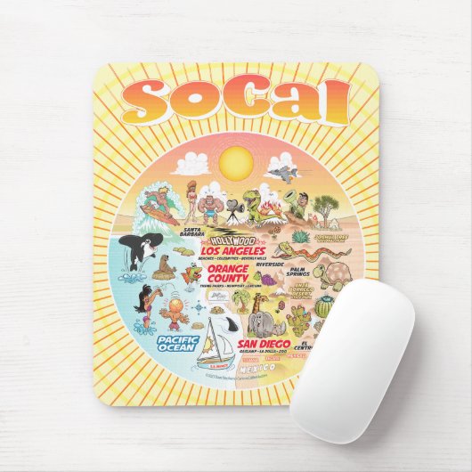 SoCal Sunshine Muismat (Met muis)