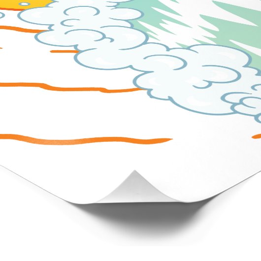 SoCal Surfer Perfect Poster (Hoek)