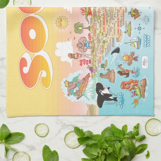 SoCal Theedoek (Gevouwen)