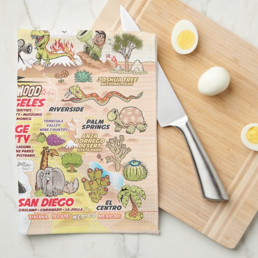  SoCal Theedoek (Quarter Fold)