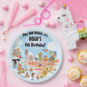 SoCal Verjaardag Papieren Bordje (Feest)
