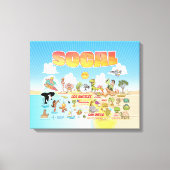 SoCal Wall Art Canvas Afdruk (Voorkant)