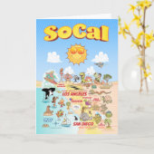 SoCal-Wenskaart Kaart (Gele Bloem)