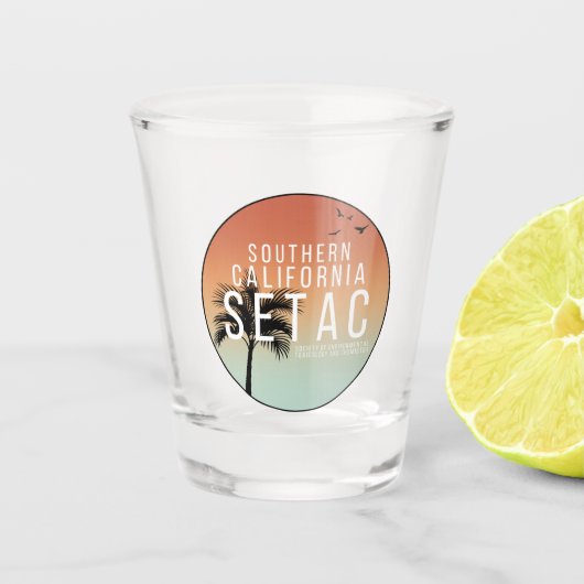 SoCalSETAC Shot Glass Glas (Voorkant)