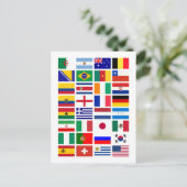 SOCCER 2014-embleempatroon Briefkaart (Staand voorkant)