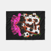 Soccer 67 Six Seven Funny Gen Alpha Meme Drip Boys Fleece Deken (Voorkant (Horizontaal))