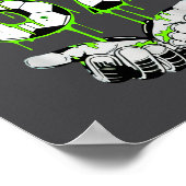 Soccer 67 Six Seven Funny Gen Alpha Meme Drip  Poster (Hoek)