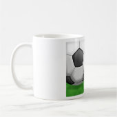Soccer-achtergrond Koffiemok (Links)