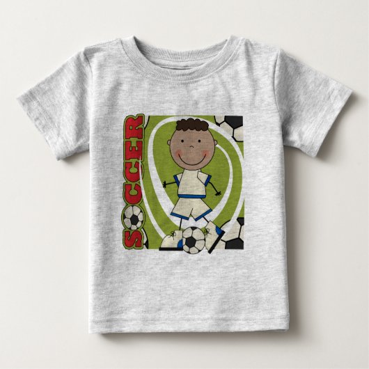 SOCCER - Afrikaanse American Boy TShirts en Gifts (Voorkant)