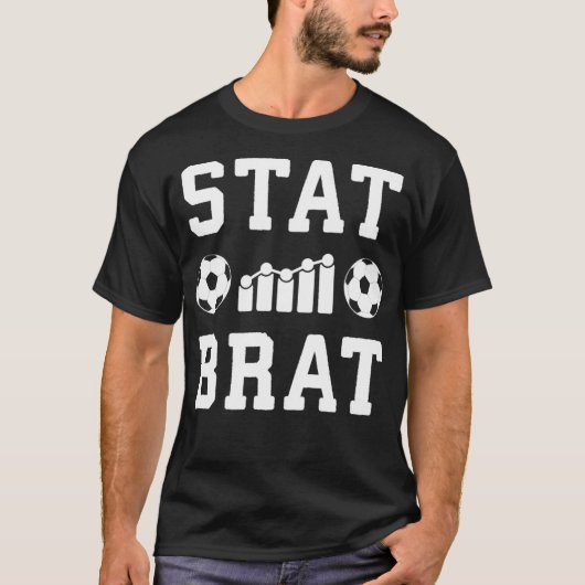 Soccer Analytics and Statistics for Sports Statist T-shirt (Voorkant)