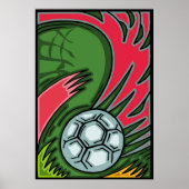 Soccer Art Poster (Voorkant)