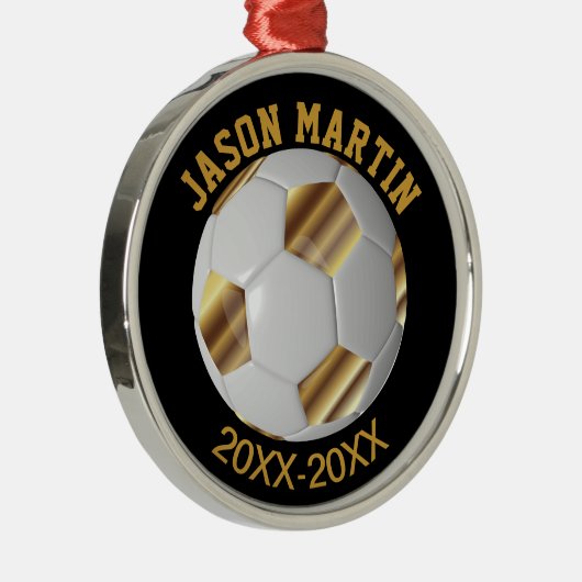 Soccer Award Metalen Ornament (Rechts)