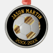Soccer Award Metalen Ornament (Voorkant)