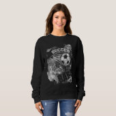 Soccer Babe, Black Grunge Soccer Trui (Voorkant volledig)