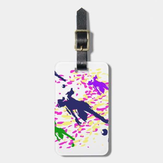 SOCCER BAGAGELABEL (Voorkant verticaal)