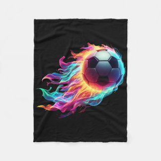 Soccer Ball _1  Fleece Deken