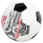 Soccer Ball – Abstract Land Voetbal (Drie kwart)