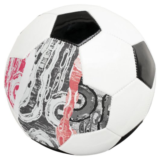 Soccer Ball – Abstract Land Voetbal (Drie kwart)