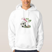 Soccer Ball and Bleeding Heart Hoodie (Voorkant)