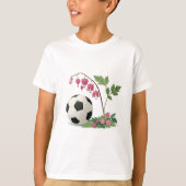 Soccer Ball and Bleeding Heart T-shirt (Voorkant)