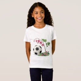 Soccer Ball and Bleeding Heart T-shirt