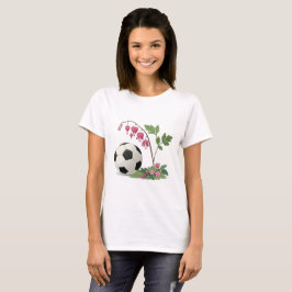 Soccer Ball and Bleeding Heart T-shirt