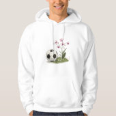 Soccer Ball and Orchidaceae Hoodie (Voorkant)