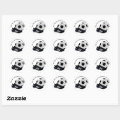 Soccer Ball and Shoe Ronde Sticker (Vel)