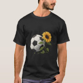 Soccer ball and sunflower t-shirt (Voorkant)
