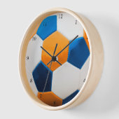 Soccer Ball Blue and Orange, (Hoek)