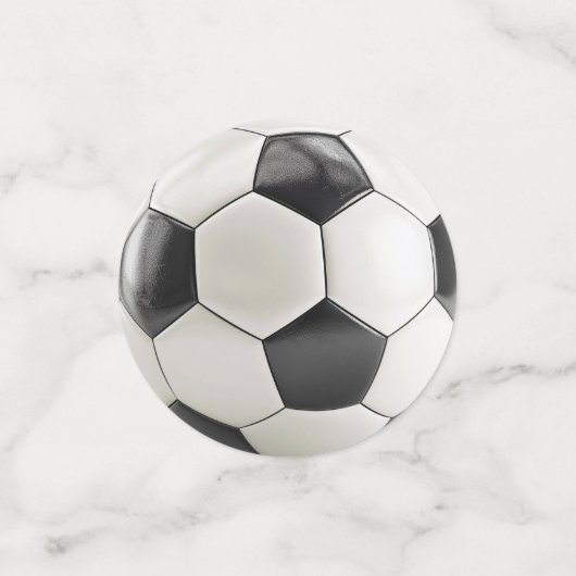 Soccer Ball Confetti | Team Name Party Decor (Kleine voorkant)