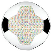 Soccer ball design showing small rainbow  voetbal (Gedraaid)