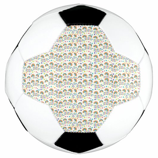 Soccer ball design showing small rainbow  voetbal (Voorkant)