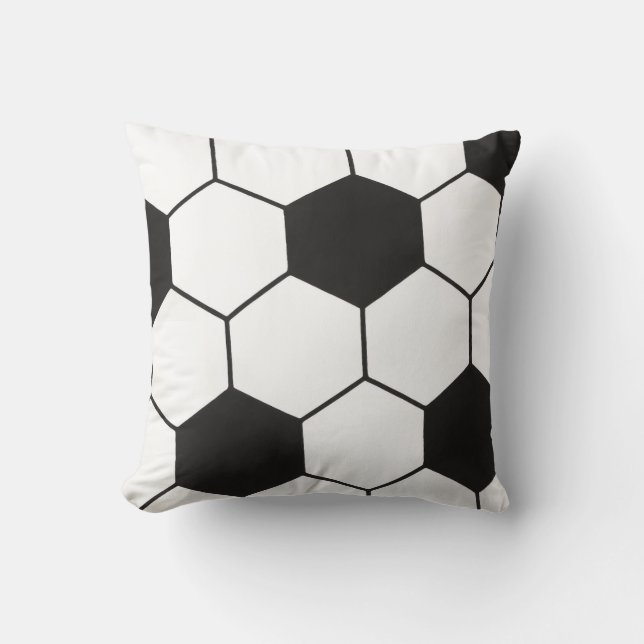 Soccer Ball Inspired Pattern Geometric Print  Kussen (Voorkant)