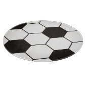 Soccer Ball Inspired Pattern Geometric Print  Snijplank (Hoek)
