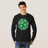 Soccer Ball Ireland Shamrock Irish St Patricks Day T-shirt (Voorkant volledig)
