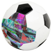 Soccer Ball – Neon Pulse Voetbal (Drie kwart)