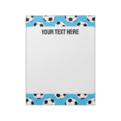 Soccer Ball Pattern Notitieblok (Linkerzijde)