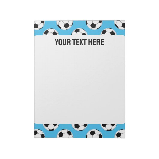Soccer Ball Pattern Notitieblok (Linkerzijde)