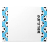 Soccer Ball Pattern Notitieblok (Voorkant)