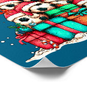 Soccer Ball Player Le Christmas Tree Xmas Long Sle Poster (Hoek)