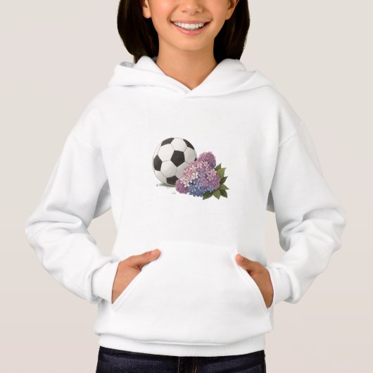 Soccer Ball with Hydrangea (Voorkant)