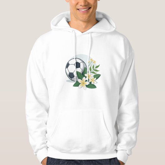 Soccer ball with Jasmine Hoodie (Voorkant)