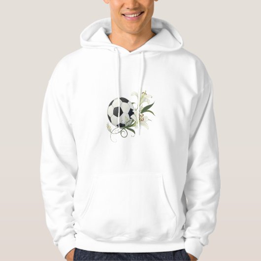 Soccer ball with Lily Hoodie (Voorkant)
