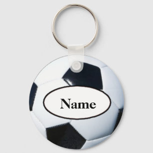 Soccer ball with your name on it sleutelhanger