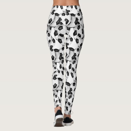 Soccer balls pattern leggings (Achterkant)
