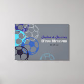 SOCCER Bar Bat MitzvahSign In Board Canvas Afdruk (Voorkant)