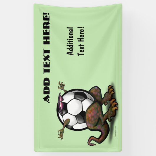 Soccer Beast Banner (Verticaal)